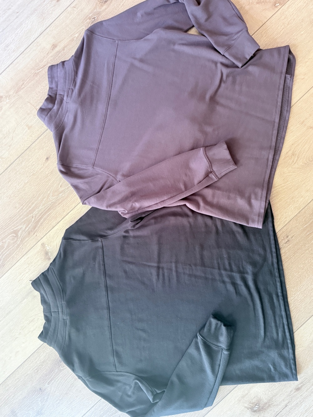 Quince, lot of 2 supersoft fleece mockneck pullovers. Size medium - Picture 2 of 5